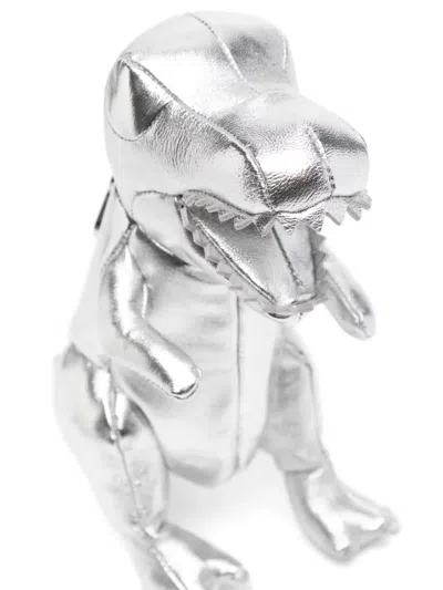 Miharayasuhiro T-rex Messenger Bag In Silver