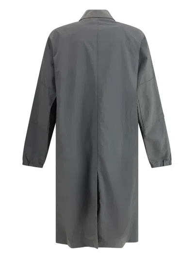 Gr10k Gray Polyamide Coat In Multi