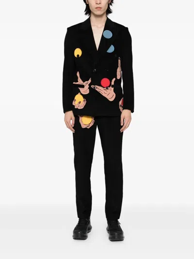 Kidsuper Juggler Hands Trousers In Black