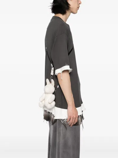 Miharayasuhiro Rabbit Messenger Bag In Neutrals