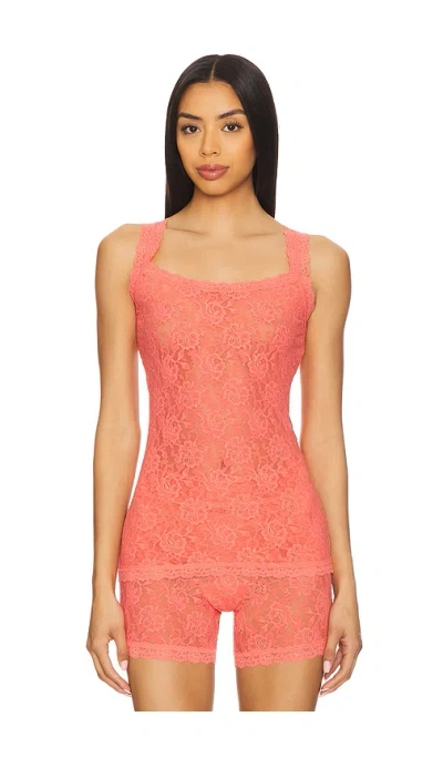 Hanky Panky Signature Lace Classic Unlined Cami In Pink