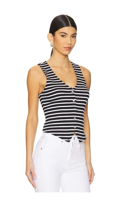 Veronica Beard Hoorne Top In Black