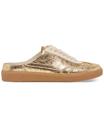 Dolce Vita Women's Notice Slide Mule Sneakers In Gold