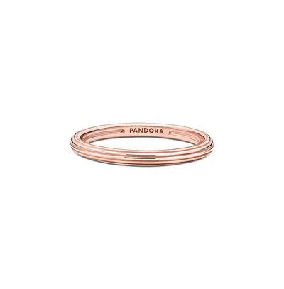 Pandora Rose Gold-plated Statement Ring In Rose Gold