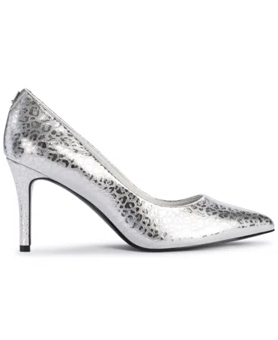 Karl Lagerfeld Women's Royale High Pumps In Silver