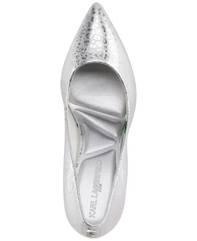 Karl Lagerfeld Women's Royale High Pumps In Silver