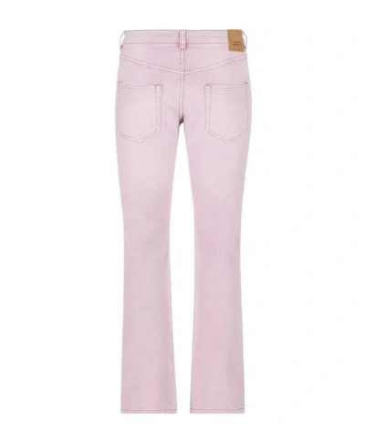 Isabel Marant Vanel Straight-leg Jeans In Pink