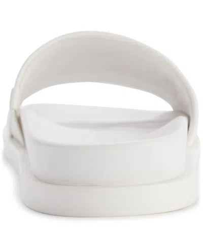 Karl Lagerfeld Women's Hazlet Slide Flat Sandals In White