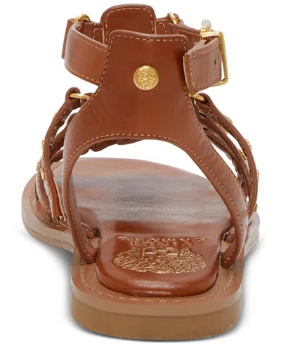 Vince Camuto Women's Claira Studded Gladiator Sandals In Caramello Brown