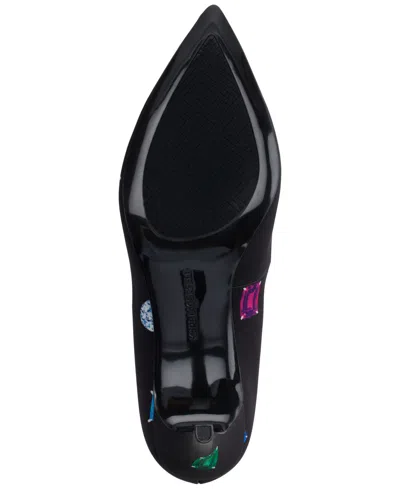 Karl Lagerfeld Women's Royale Jewels High Pumps In Black Multi