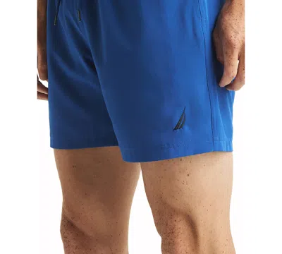 Nautica Men's Bright Cobalt Swim Trunks In Brightcblt
