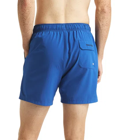 Nautica Men's Bright Cobalt Swim Trunks In Brightcblt