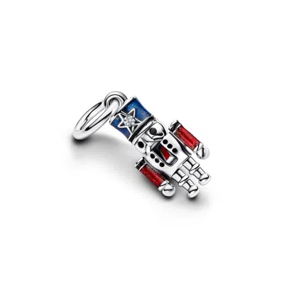 Pandora Moveable Sterling Silver Nutcracker Dangle Charms In Sterling Silver