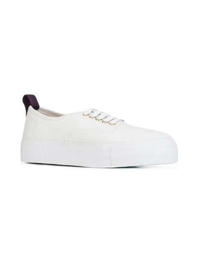 Shop Eytys 'mother Canvas' Sneakers - White