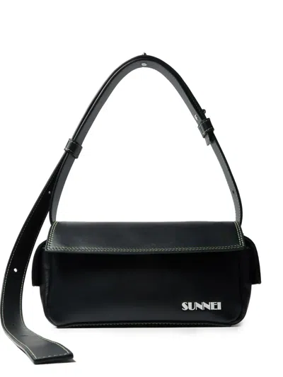 Sunnei Kleine Labauletto Schultertasche In Schwarz