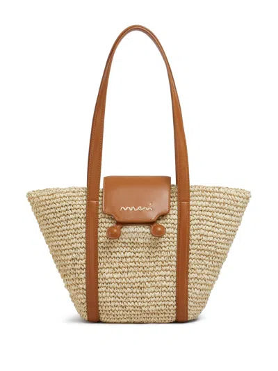 Marni Beige Medium Trunkaroo Shopping Bag