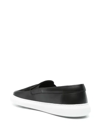 Givenchy Slip-on Brogues With Elasticated Side Panels In Black