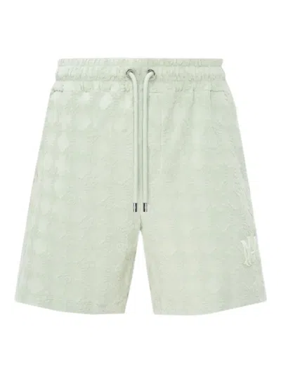 Amiri Ma Quad Cotton-blend Shorts In Grün