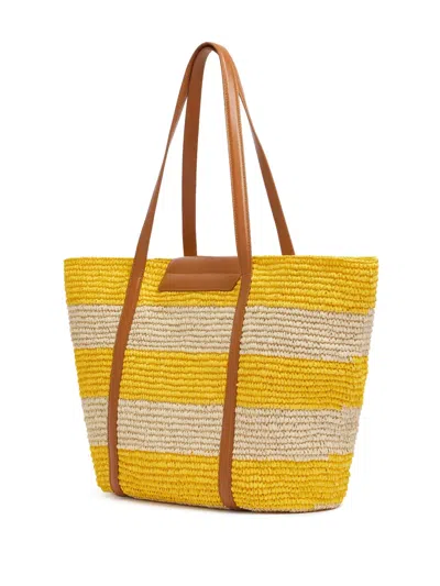 Marni Trunkaroo Tote Bag Multicolor In Yellow
