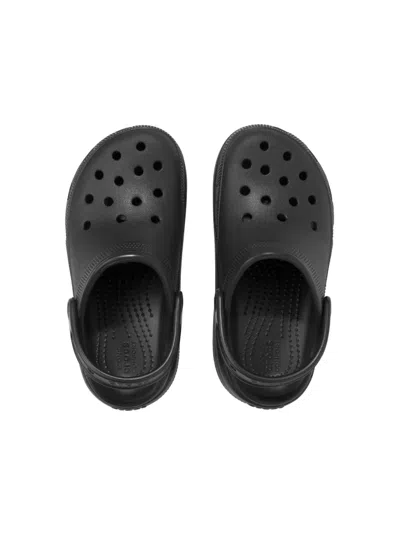 Crocs Classic Perforated Sandals In Black