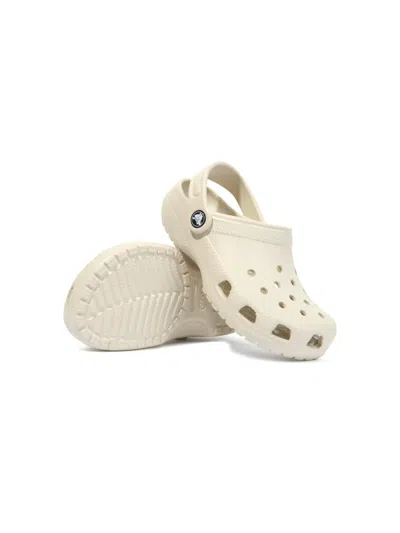 Crocs Classic Perforated Sandals In Neutrals