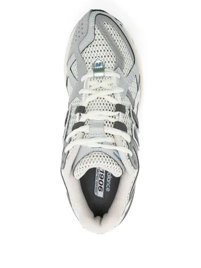 New Balance 1906r Grey Sneaker With Mesh Design And Side Logo In Synthetic Fiber Unisex In Grey