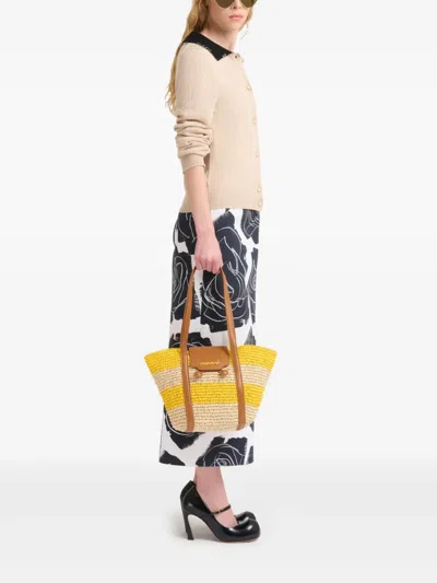 Marni Trunkaroo Tote Bag Multicolor In Nude