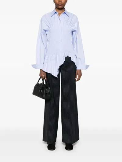 P.a.r.o.s.h Gestreifte Hose In Blau