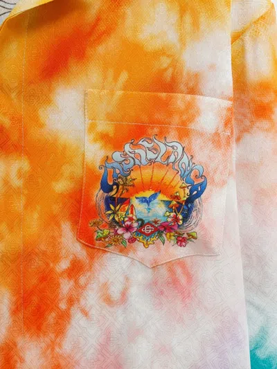 Casablanca Surf Trip Shirt In Blau