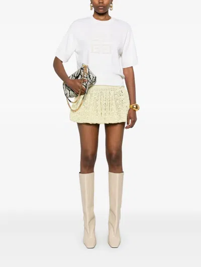 Givenchy 4g Sweater In Cashmere In Weiss