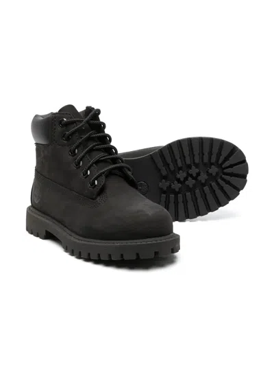 Timberland Boys  Waterproof 6" Boots In Black