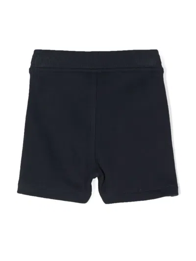 Timberland Boys Navy Blue Cotton Shorts In Blue