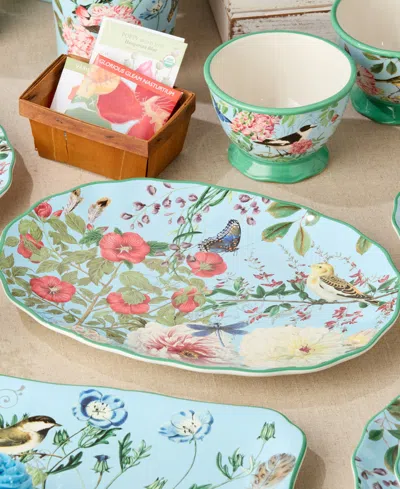 Certified International Flora Ceramic Serving Platter In Miscellaneous