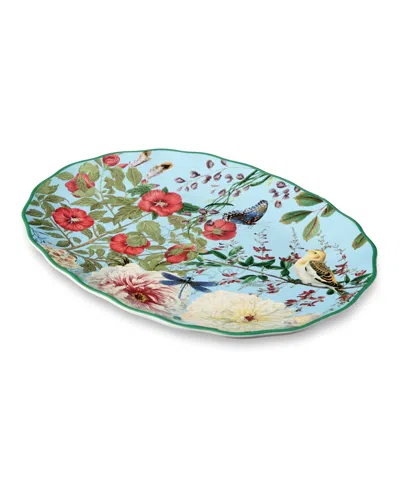 Certified International Flora Ceramic Serving Platter In Miscellaneous