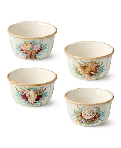 Certified International Rosewood Ice Cream Bowls, Set Of 4, Service For 4 In Miscellaneous