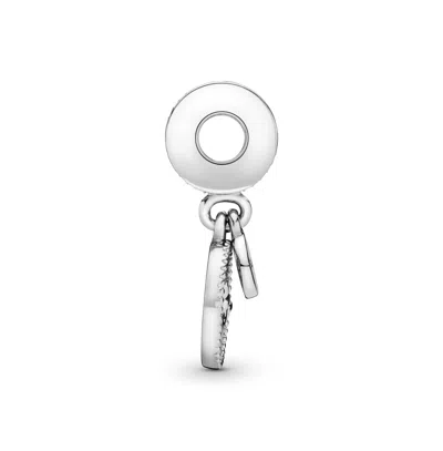 Pandora Sparkling Family Tree Dangle Charm In Two-tone