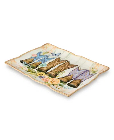 Certified International Rosewood Rectangular Platter In Miscellaneous