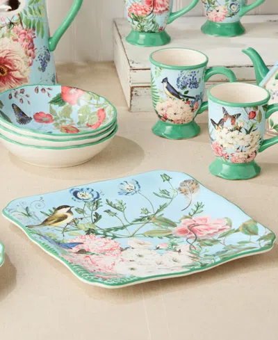Certified International Flora Square Platter In Miscellaneous