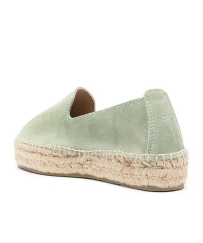 Manebi Slip-on Suede Espadrilles In Nude