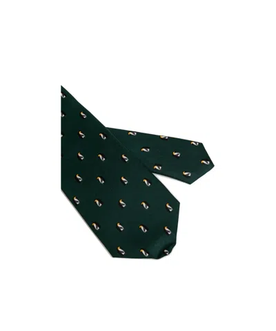 Mulberry Printed Tie In Green