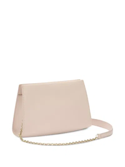 Furla Textured Chain Strap Shoulder Bag In Neutral