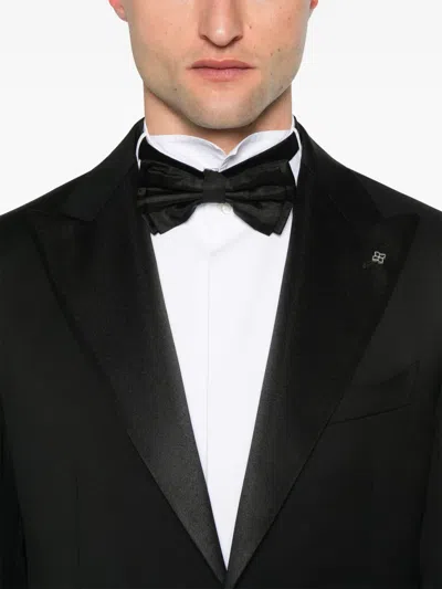 Tagliatore Wool Suit In Black