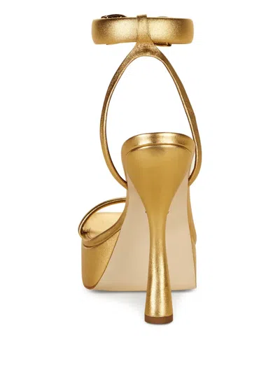 Cult Gaia Elodie Platform Sandals In Gold