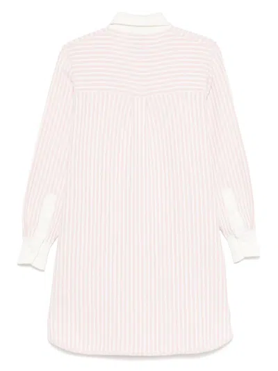 条纹迷你连衣裙