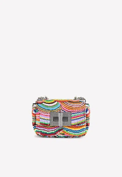 Tom Ford Mini Natalia Sequin Embellished Shoulder Bag In Multicolor