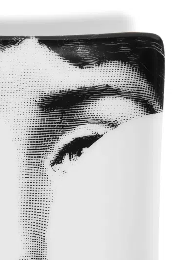 Fornasetti Rectangular Ashtray In White