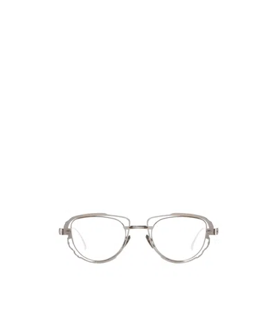 Kuboraum Geometric Plano Mirror In Gray