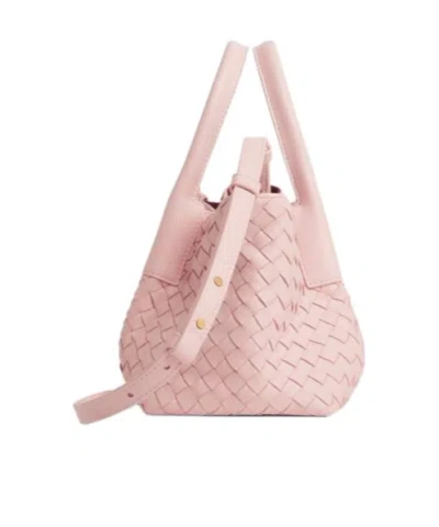 Bottega Veneta Pinacoteca Reversible Leather And Suede Tote Bag In Beige