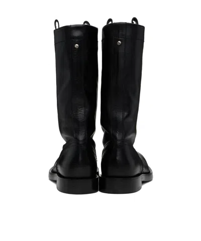 Ann Demeulemeester Bente Boots In Black Leather