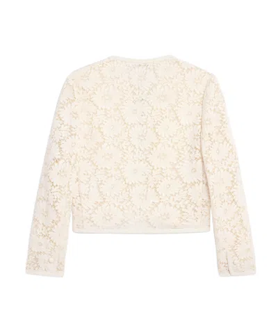 Celine Lace Jacket In White